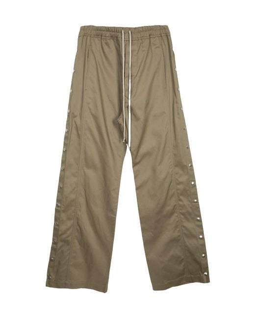 Rick Owens Green Multi-Pocket Casual Pants for men