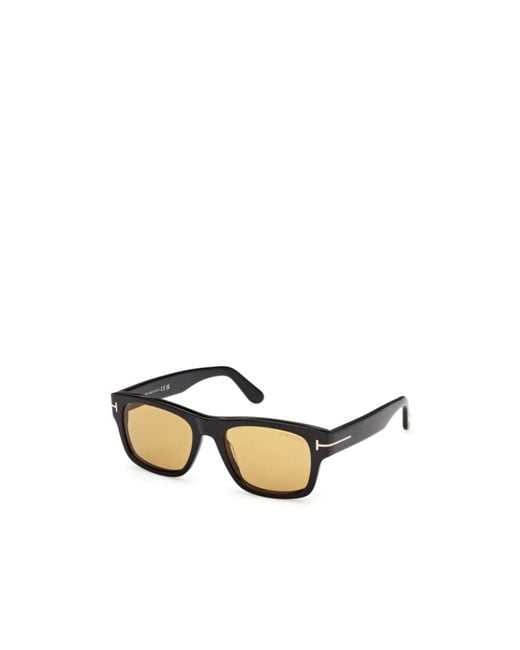 Tom Ford Metallic Eyewear Rectangular Frame Sunglasses