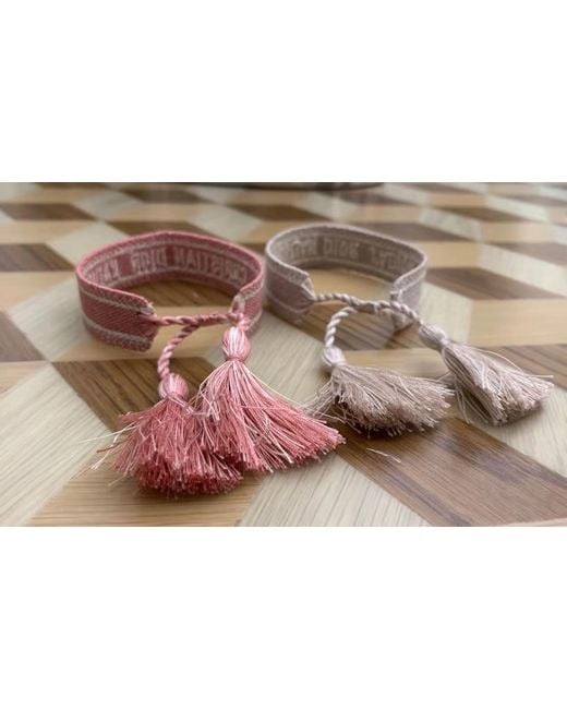 Dior White J'A Mykonos Bracelet Set