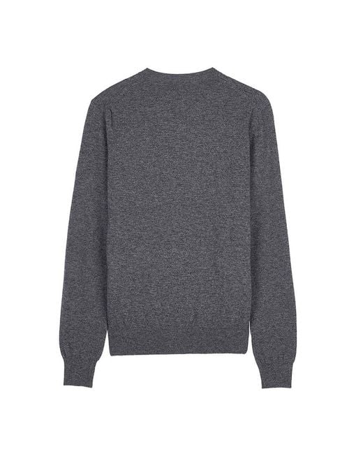 Comme des Garçons Gray Long-Sleeve Cardigan for men