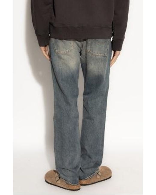 Zadig & Voltaire Gray John Faded-Wash Jeans for men