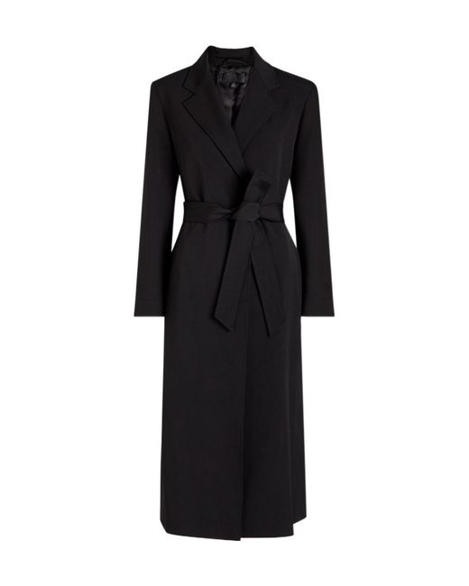 Nili Lotan Black Bobby Twill Coat
