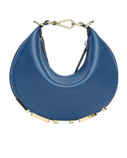 Fendi Gray Graphy Mini Tote Bag