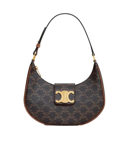 Céline Black Medium Ava Triomphe Bag