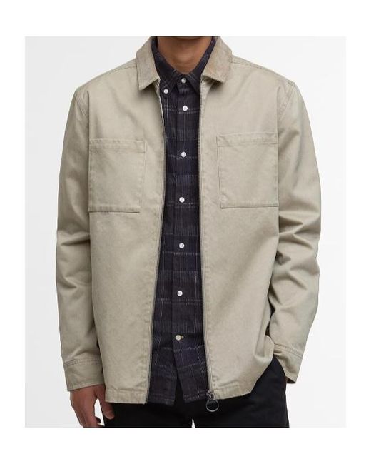 Barbour Natural Lenker Overshirt for men