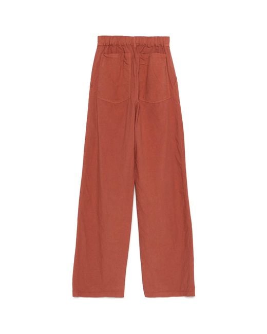 Barena Red Ida Tendon Trousers