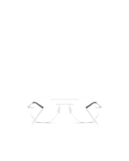 Moncler White Frameless Plain Mirror for men