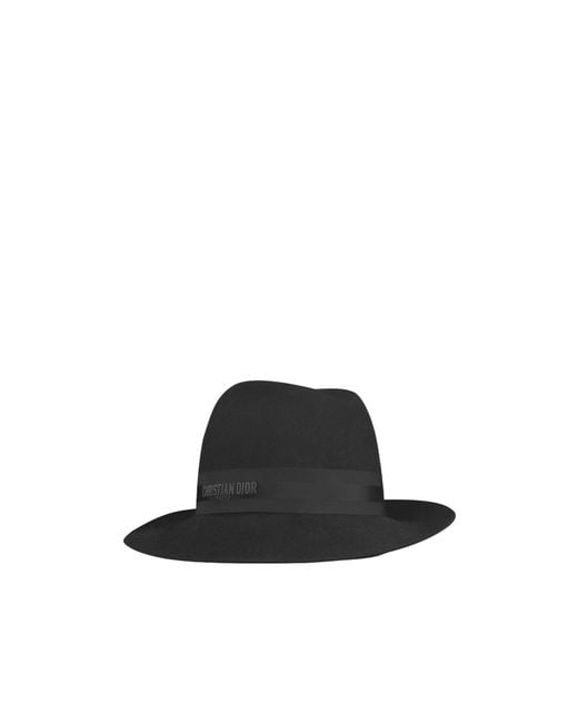 Dior Black Unway Fedora