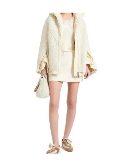 Ermanno Scervino Natural Long-Sleeve Casual Jacket