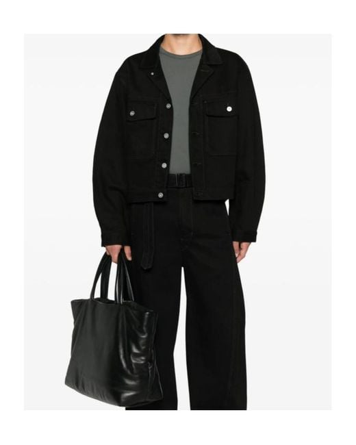 Lemaire Black Long Sleeve Casual Jacket for men