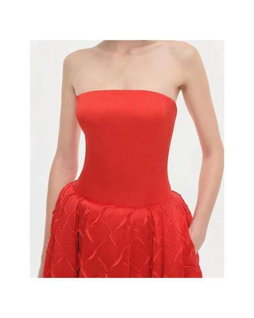 Jonathan Simkhai Red Azriel Gown