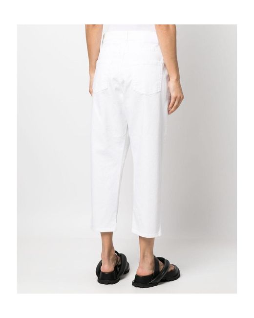 Fabiana Filippi White Belt Loop Jeans