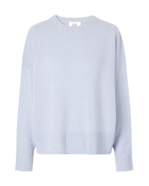 Loulou de Saison Blue Cashmere Sweater