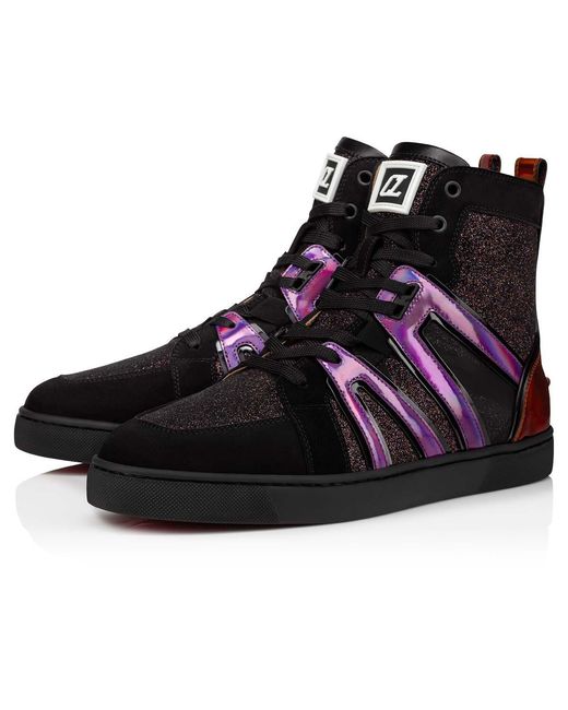 Christian Louboutin Brown Vida Top Lace-Up Casual Sneakers for men