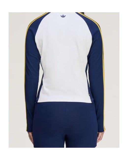 Adidas Blue Originals X Miaou Base Layer Top