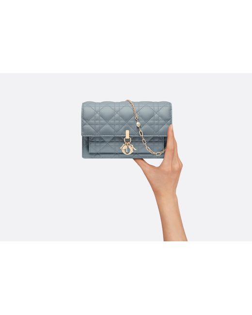 Dior Blue Lady Chain Pouch