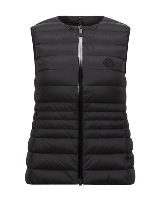Moncler Black Irigny Down Vest