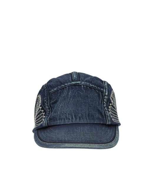Kapital Blue 'Camp' Baseball Cap for men
