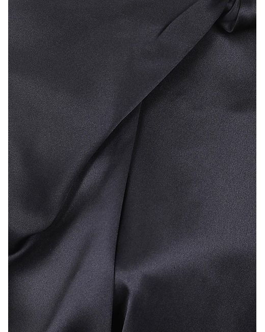 Max Mara Black Pianoforte Key Cross Detailed Shirt