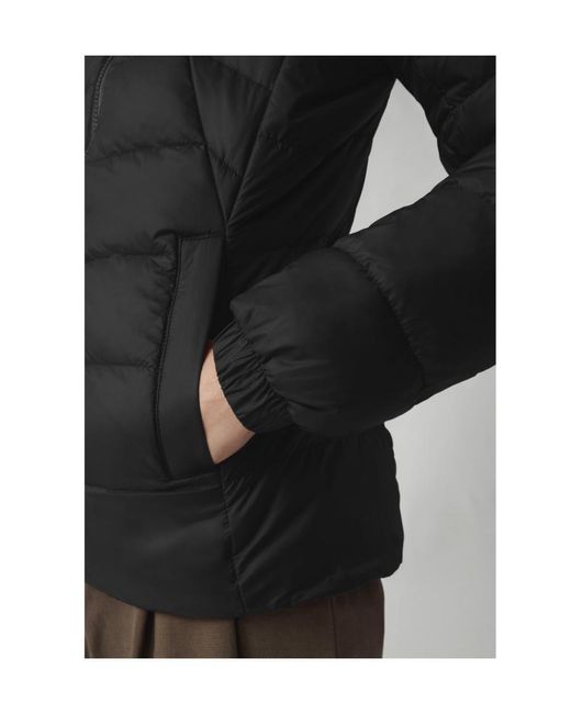 Canada Goose Black Hooded Down Jacket