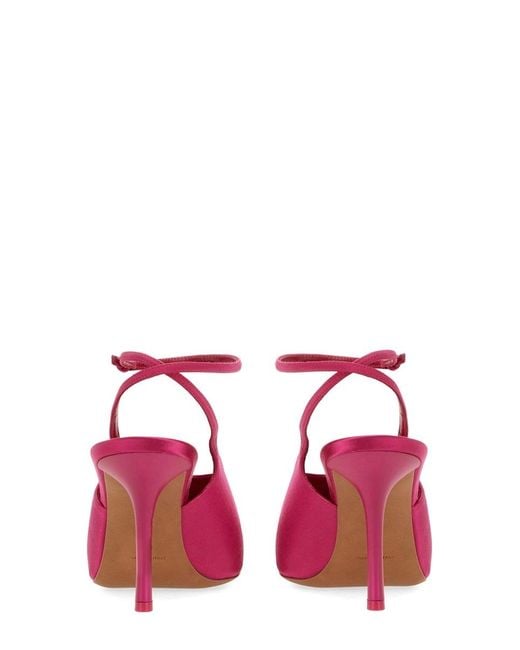 Givenchy Pink Satin Show Slinback Pumps