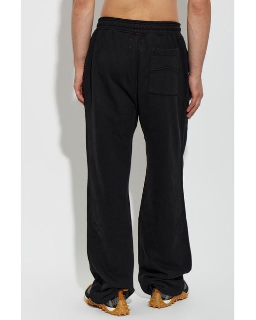 Rhude Black Drawstring Athletic Pants for men