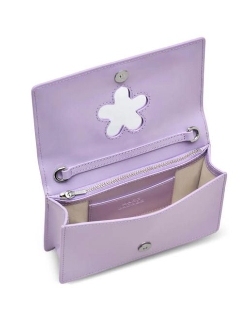 Marc Jacobs Purple The Glam Mirror Mini Handbag