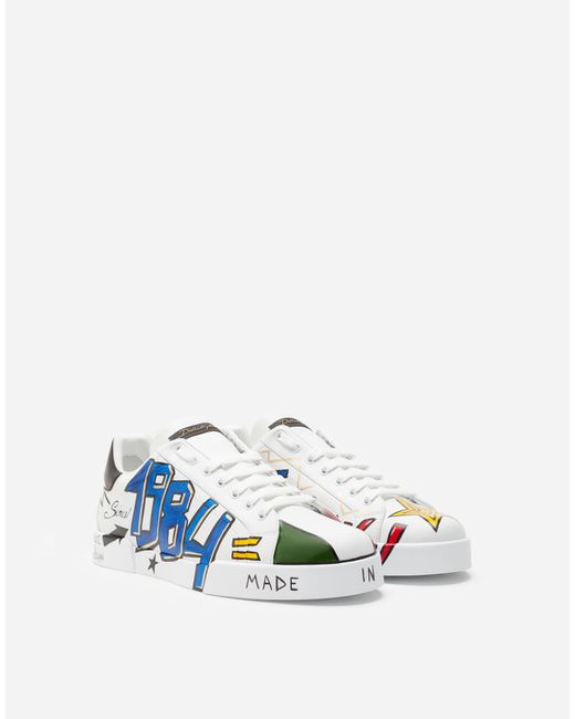 Dolce & Gabbana Blue New Dglimited Portofino Sneakers for men