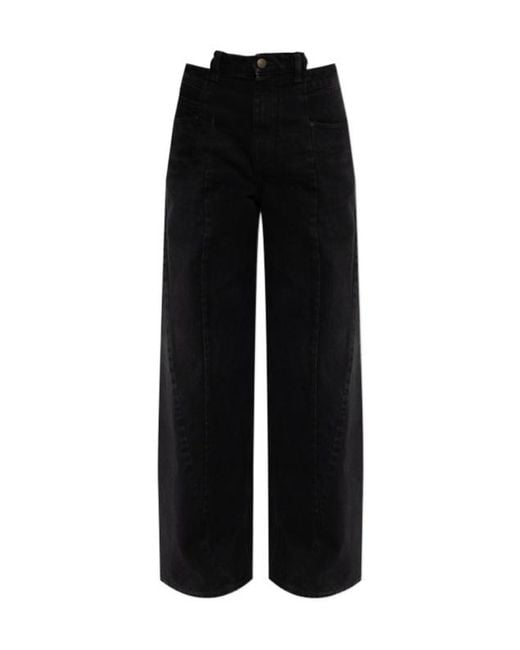 Maison Margiela Black Straight Leg Jeans
