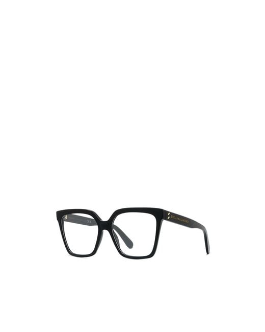 Stella McCartney White Eyewear Rectangle Frame Glasses