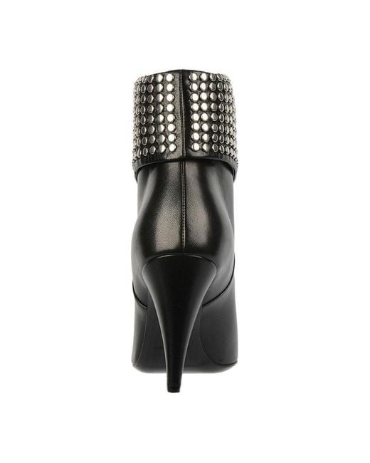 Saint Laurent Black High-Heeled Boots