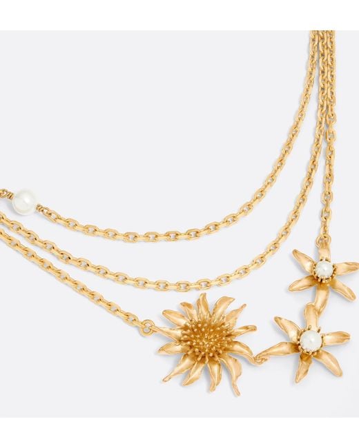 Dior Metallic Chardons Necklace