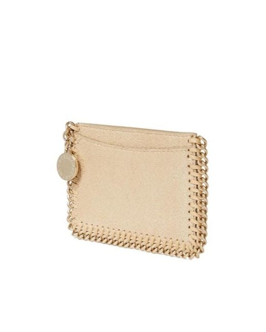 Stella McCartney Natural Falabella Slip Cardholder