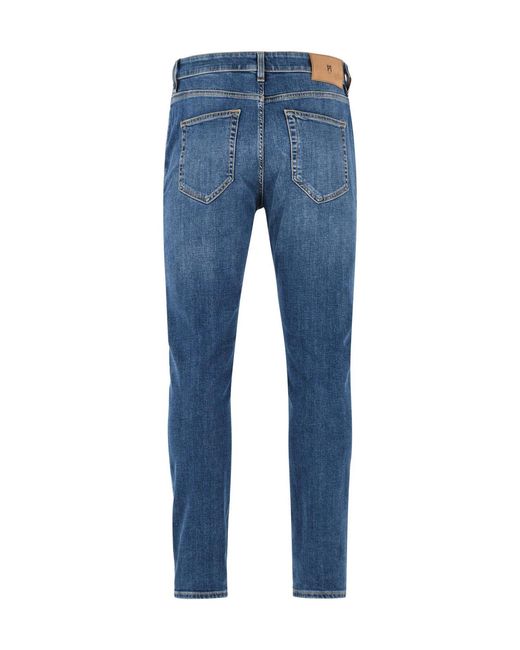 Pt05 Blue Belt-Loop Jeans for men
