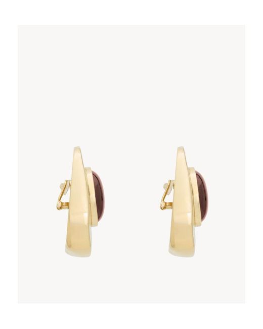 Saint Laurent Multicolor Cabochon Earrings