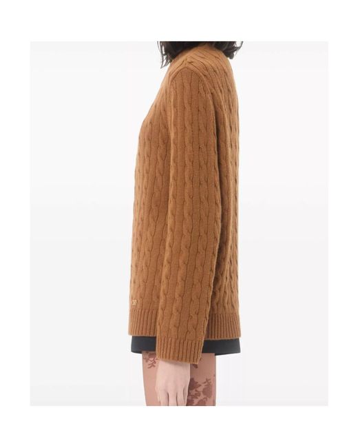 Valentino Brown Cashmere Jumper