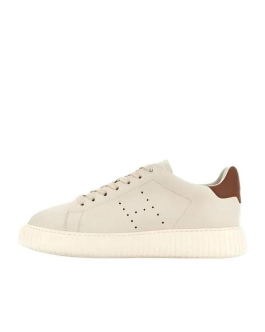 Hogan Natural Round-Toe Sneakers for men