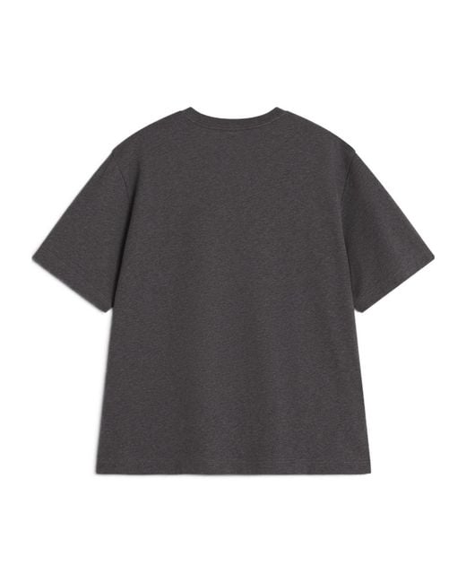 Maison Kitsuné Black Logo-Detailing Cotton T-Shirt for men