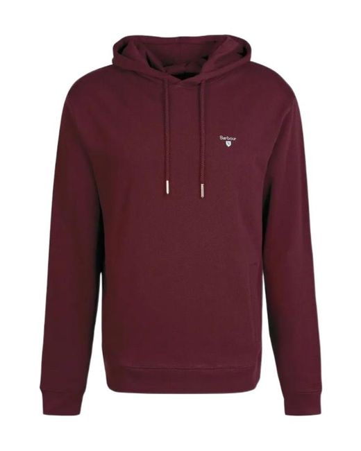 Barbour Purple Long-Sleeved Sweater for men