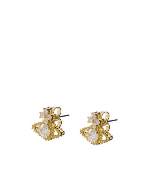 Vivienne Westwood Metallic Valentina Orb-Motif Earrings