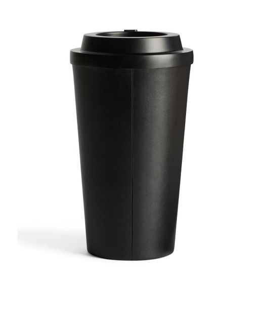 Balenciaga Black 9Am Coffee Cup Clutch Bag