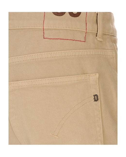 Dondup Natural Rolled-Hem Bermuda Shorts for men