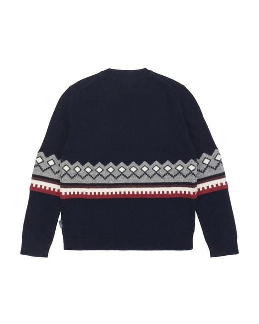 Burberry Blue Round-Neck Sweater