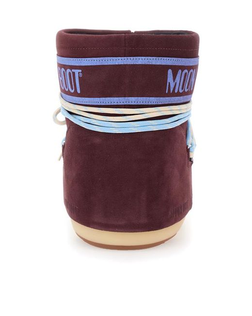 Moon Boot Red Icon Low Snow Boots for men