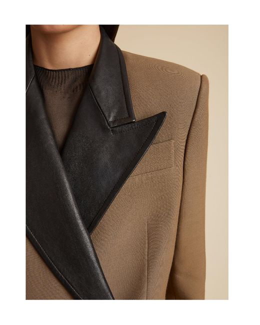 Khaite Brown The Jacobson Asymmetric Blazer
