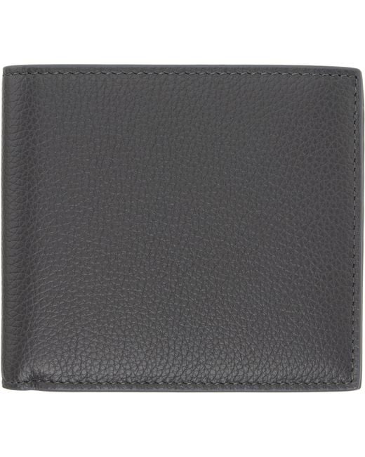 Thom Browne Black Embossed Wallet for men