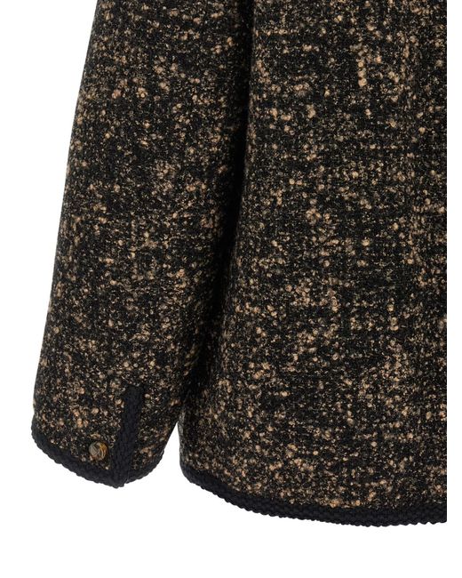 Blazé Milano Black 'Katara Curly' Blazer