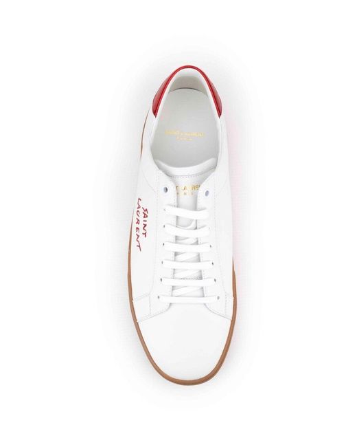 Saint Laurent White Court Classic Sl/06 Sneakers for men