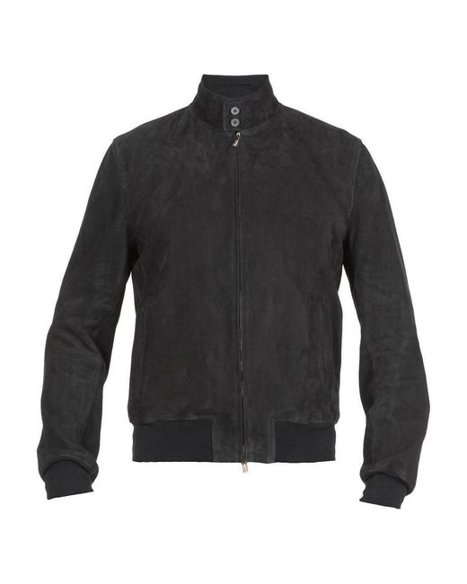 Stewart Black Zippered Casual Jacket for men