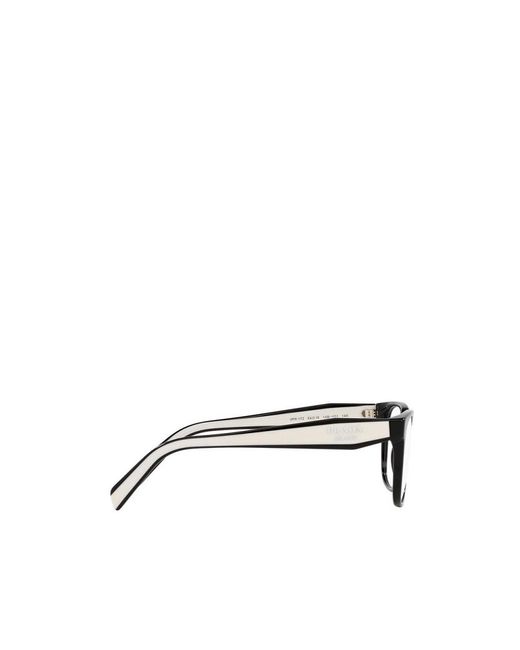Prada White Logo Flat Mirror